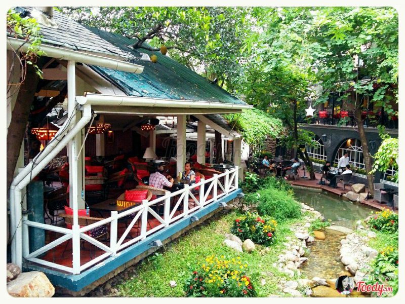 quán cà phê sân vườn Sài Gòn