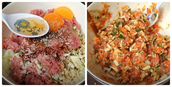 cà tím rán trứng thịt 3