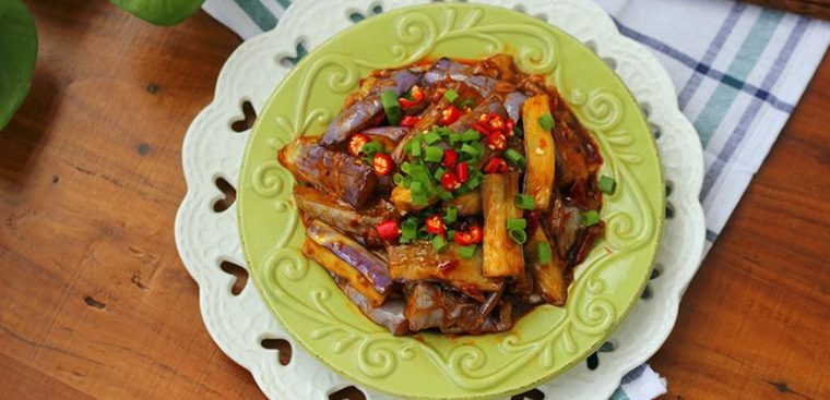 cà tím xào chua ngọt 1