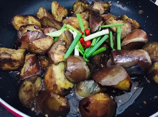 cà tím sốt chua ngọt đơn giản 5
