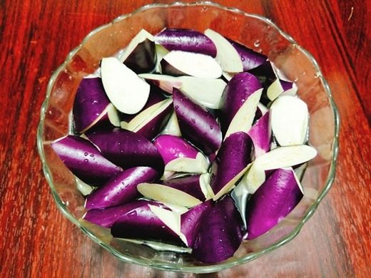 cà tím xào chua ngọt Hàn Quốc 1