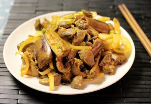 cà tím xào lòng gà 7