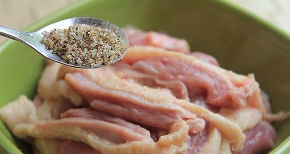 cách làm ngan rang sả