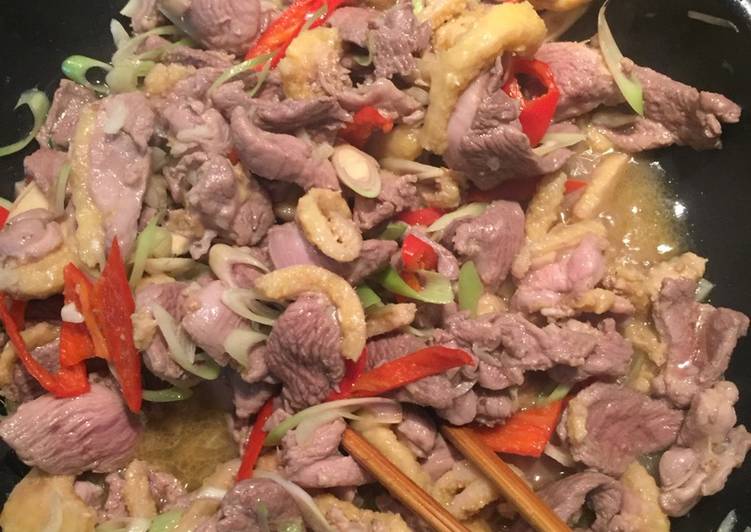 cách làm ngan rang sả