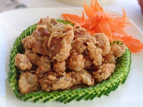 mề gà chiên giòn 1
