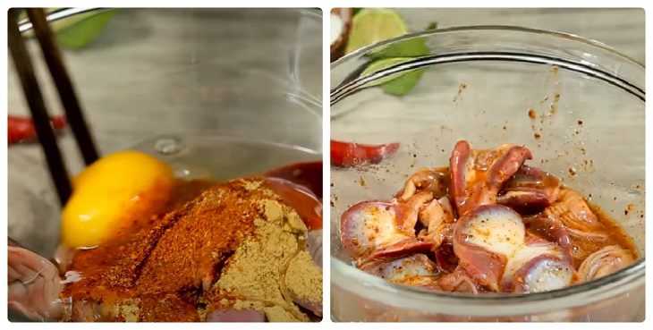 mề gà chiên giòn tỏi băm 3