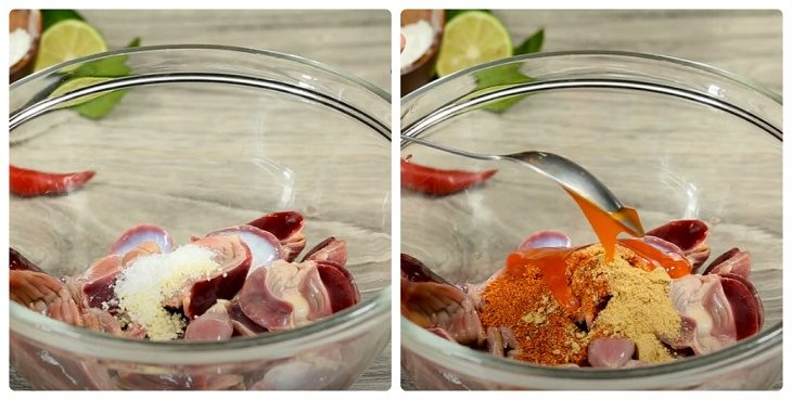 mề gà chiên giòn tỏi băm 2
