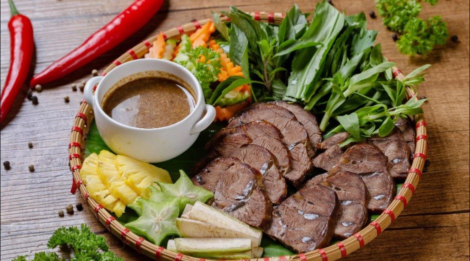 thịt bò hấp cách thủy 1