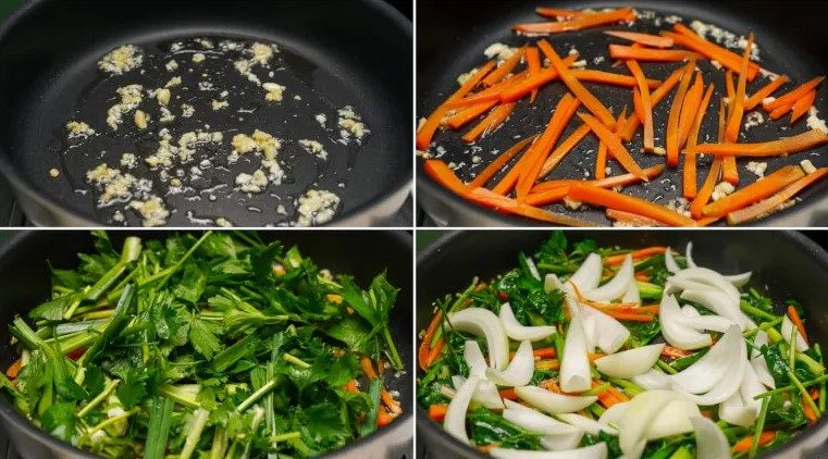thịt bò xào cà rốt hành tây 4