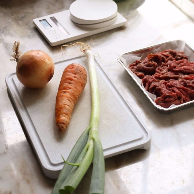 thịt bò xào cà rốt kiểu Hàn 1