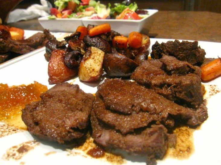 thịt hươu nướng 1