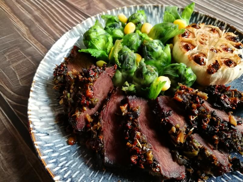 thịt hươu nướng Teriyaki 2