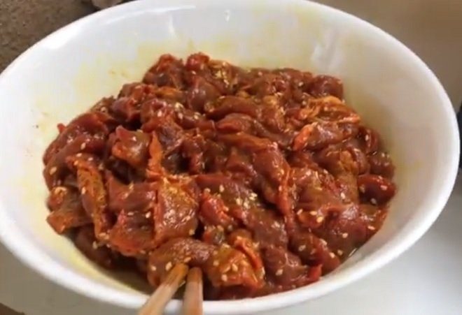 thịt hươu nướng ngũ vị 1